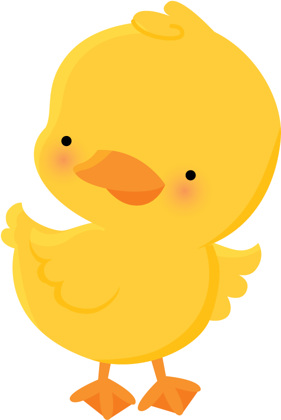 Cute Cartoon Rubber Duck Illustration PNG image