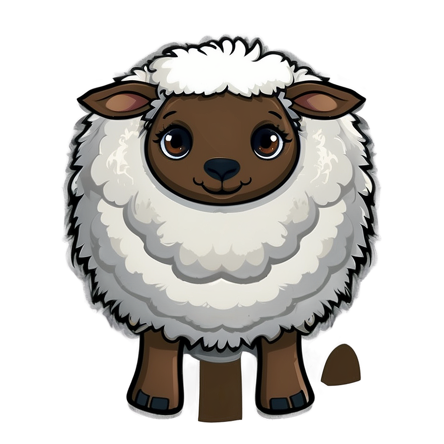 Cute Cartoon Sheep Png Cfh PNG image