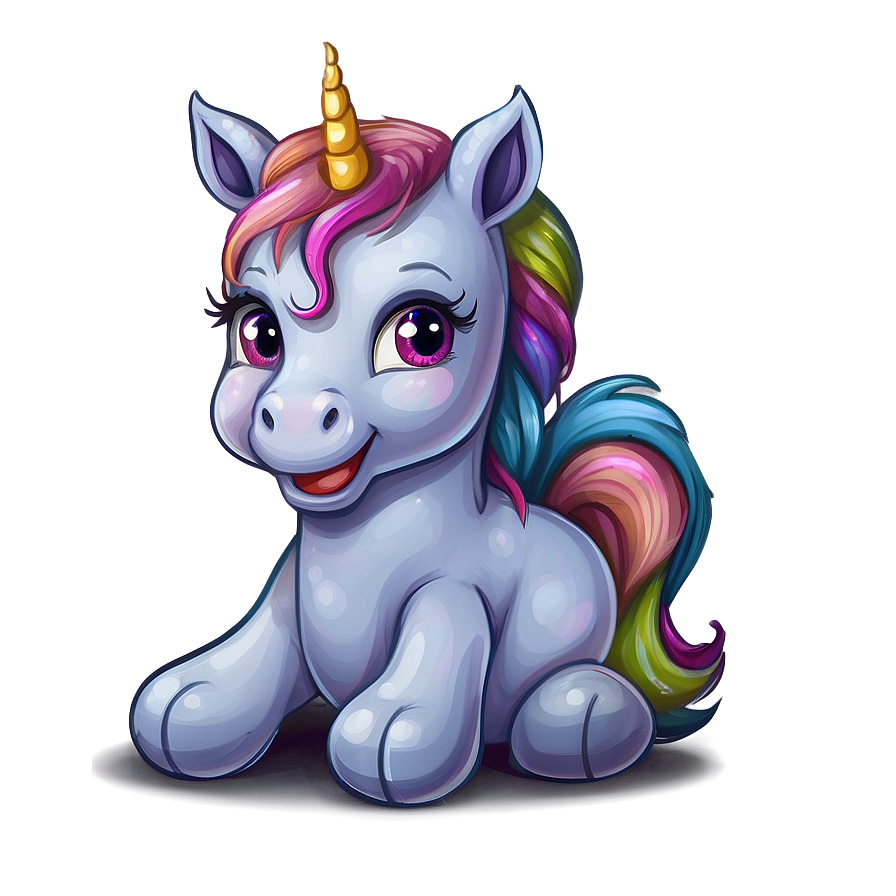 Cute Cartoon Unicorn Png 74 PNG image