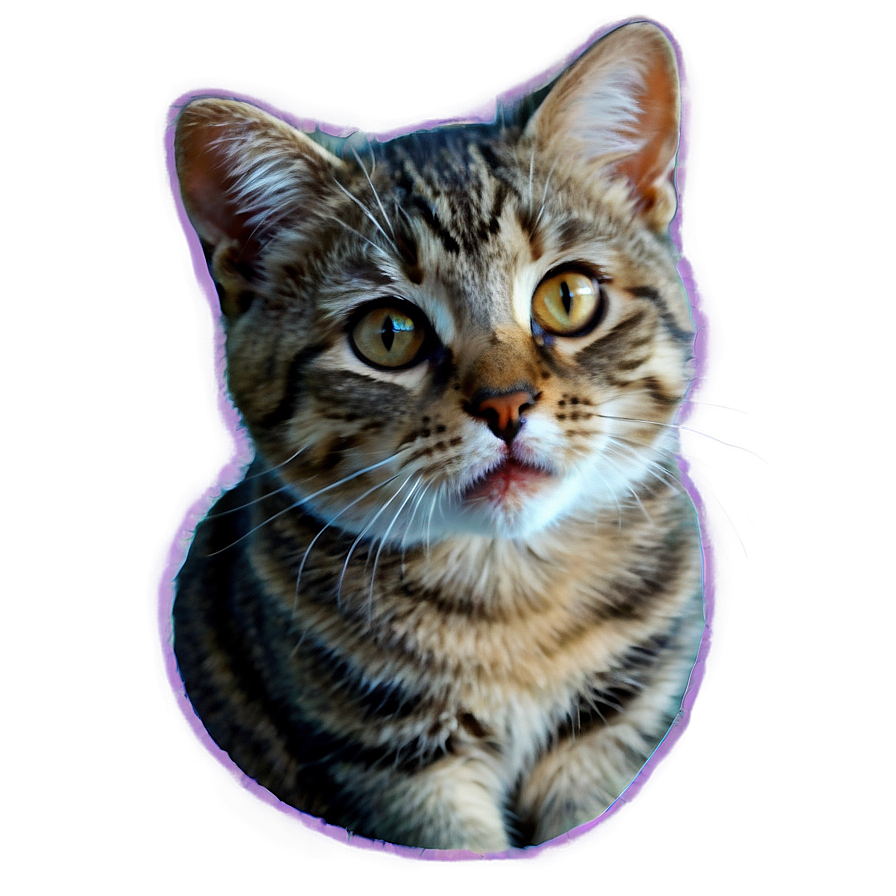 Cute Cat Drawing Png 05232024 PNG image