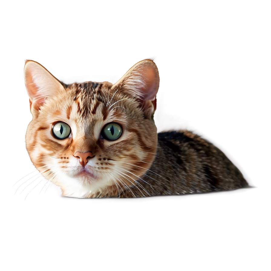 Cute Cat Face Clipart Png 06132024 PNG image