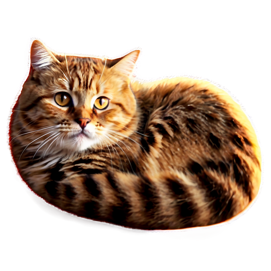 Cute Cat Sketch Png 05232024 PNG image