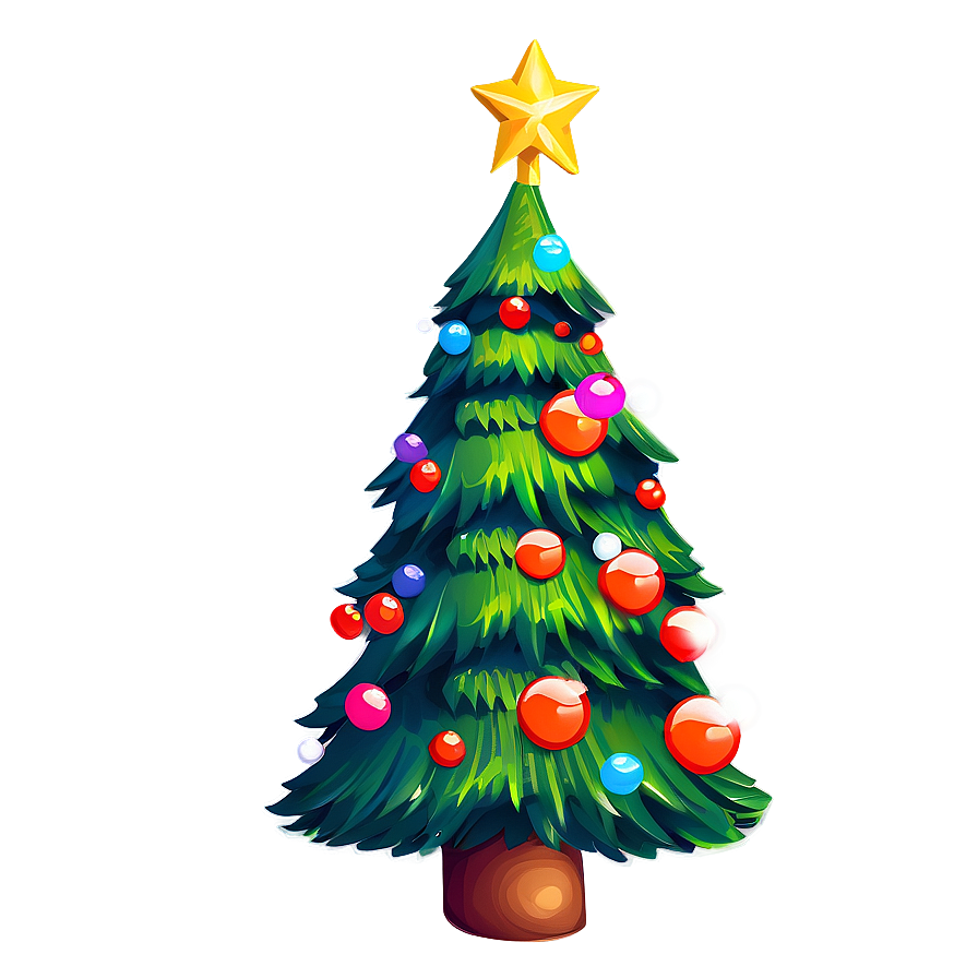 Cute Christmas Tree Png 06252024 PNG image