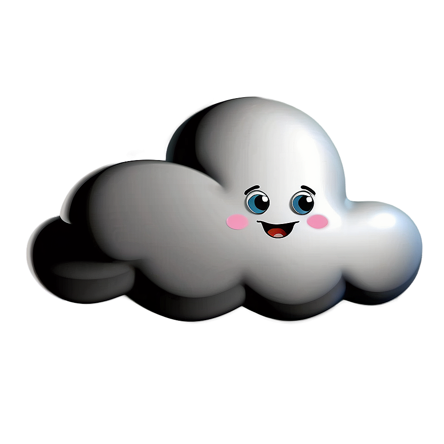 Cute Cloud Cartoon Png Pow19 PNG image