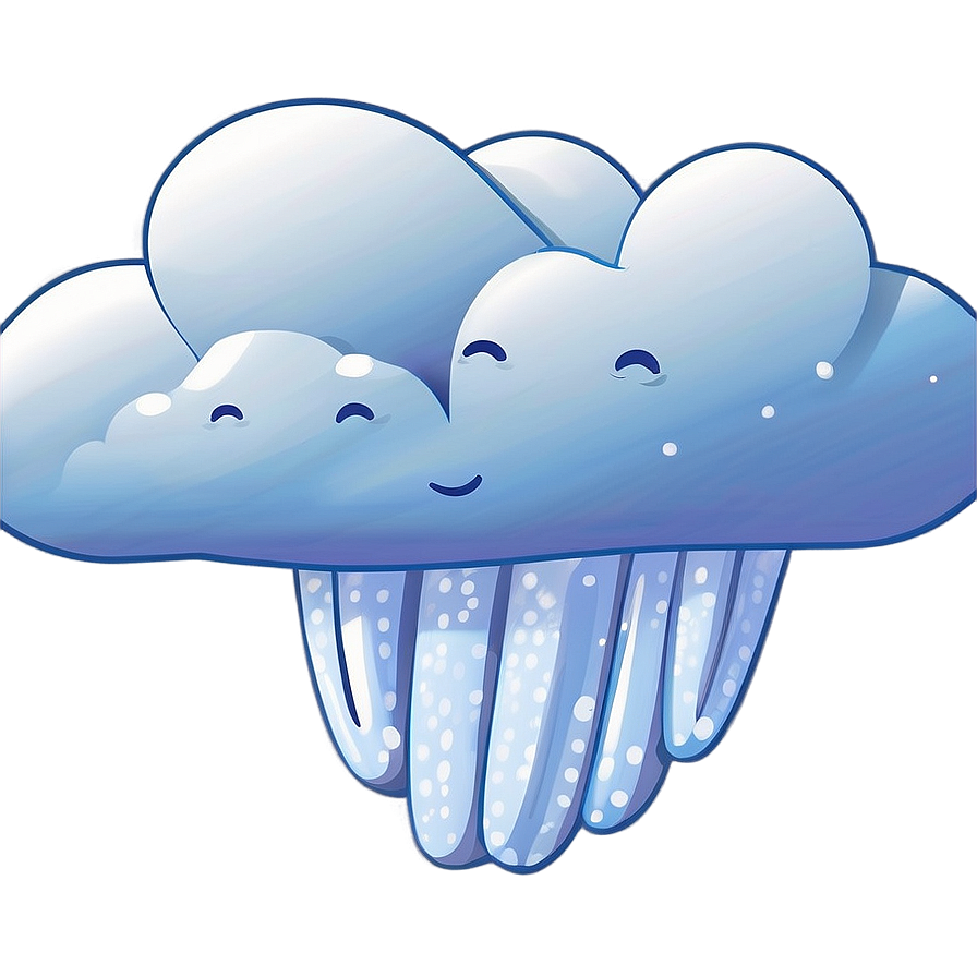 Cute Cloud Clipart Png 05252024 PNG image