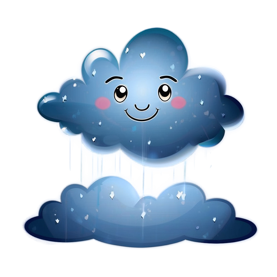 Cute Cloud Clipart Png 05252024 PNG image