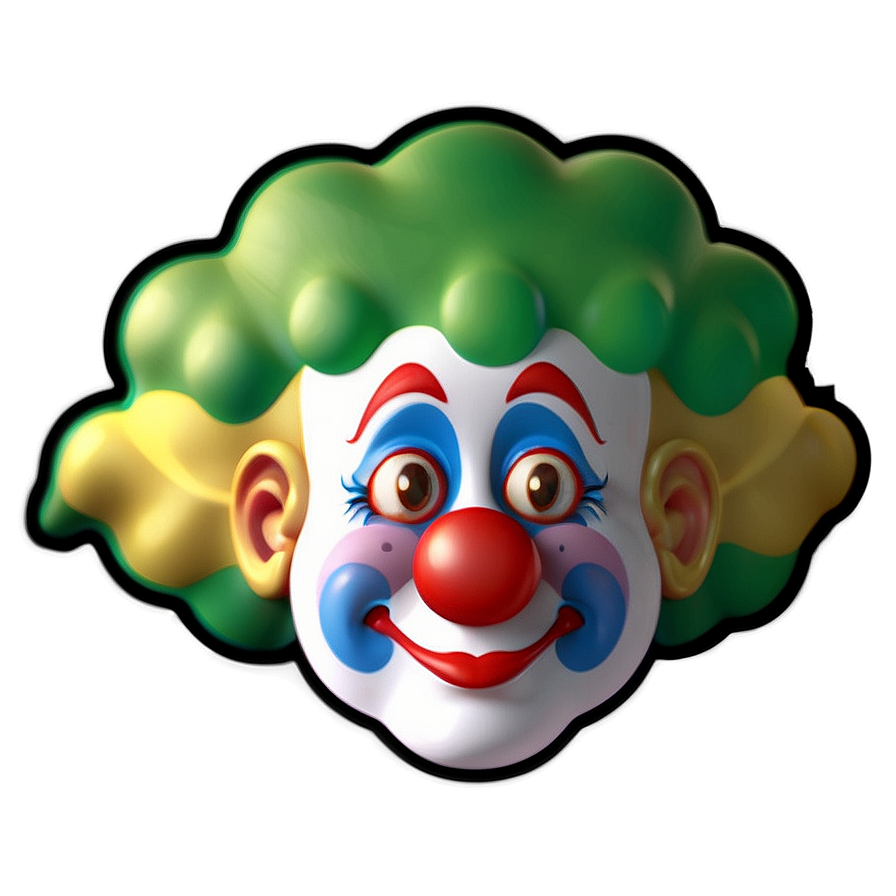 Cute Clown Emoji Png Ayw27 PNG image