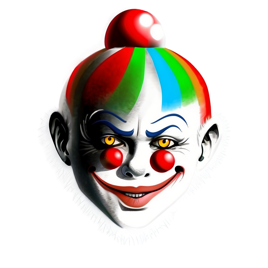 Cute Clown Sketch Png 8 PNG image