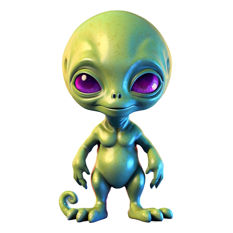 Cute Cosmic Alien Png Lxn76 PNG image