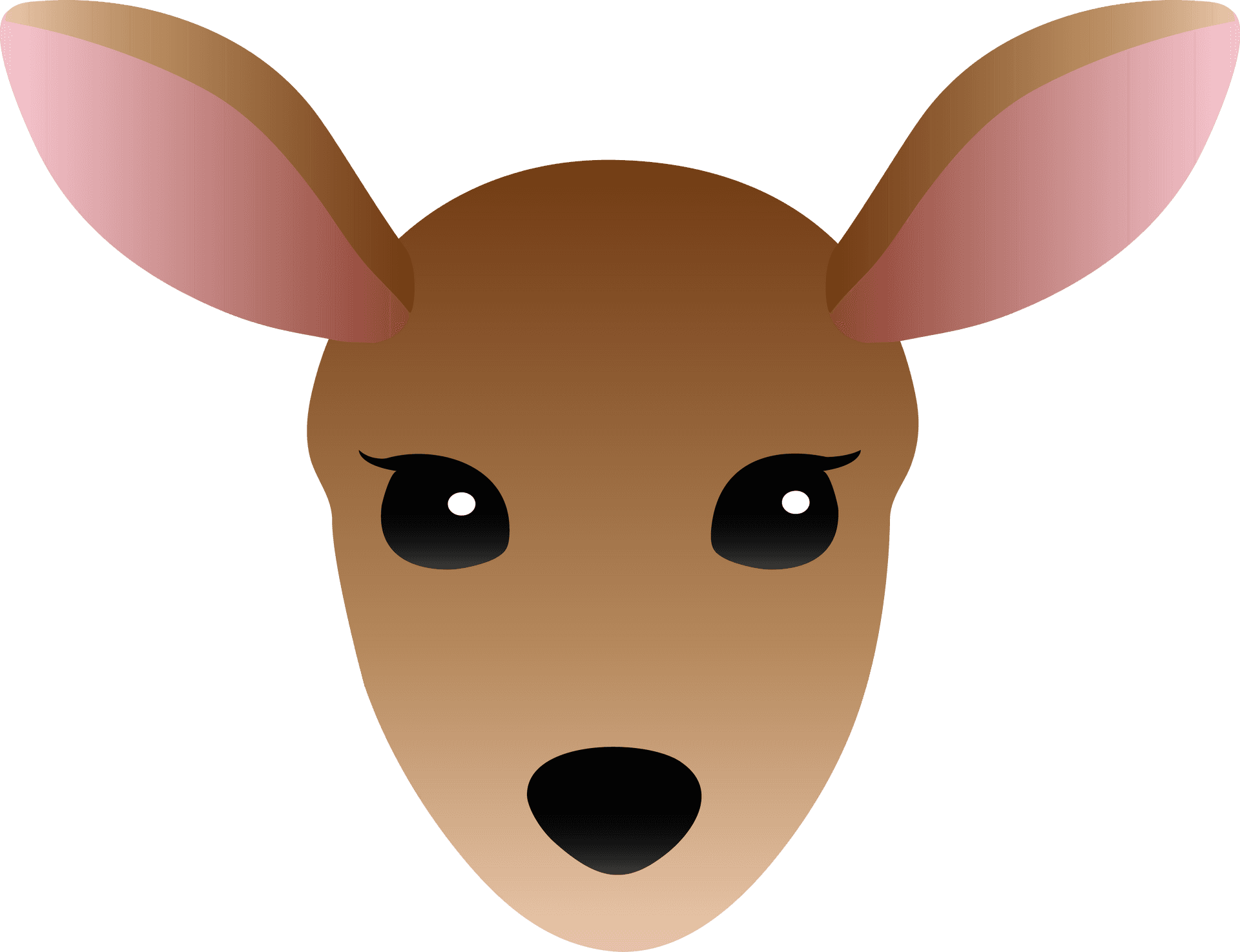 Cute Deer Vector Illustration PNG image