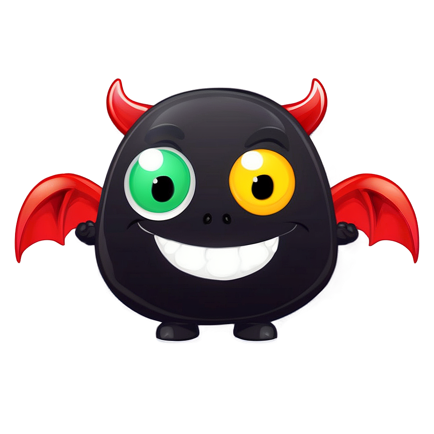 Cute Devil Mascot Png 8 PNG image