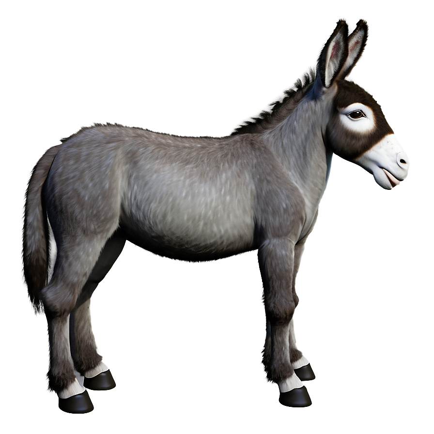 Cute Donkey Character Png 79 PNG image