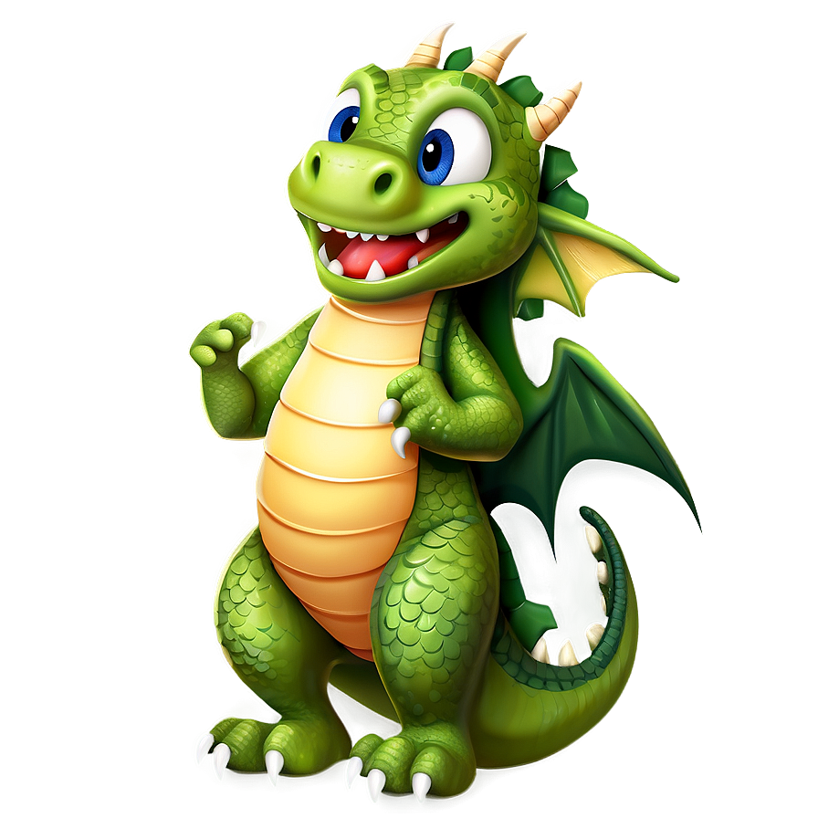 Cute Dragon Cartoon Png 06262024 PNG image