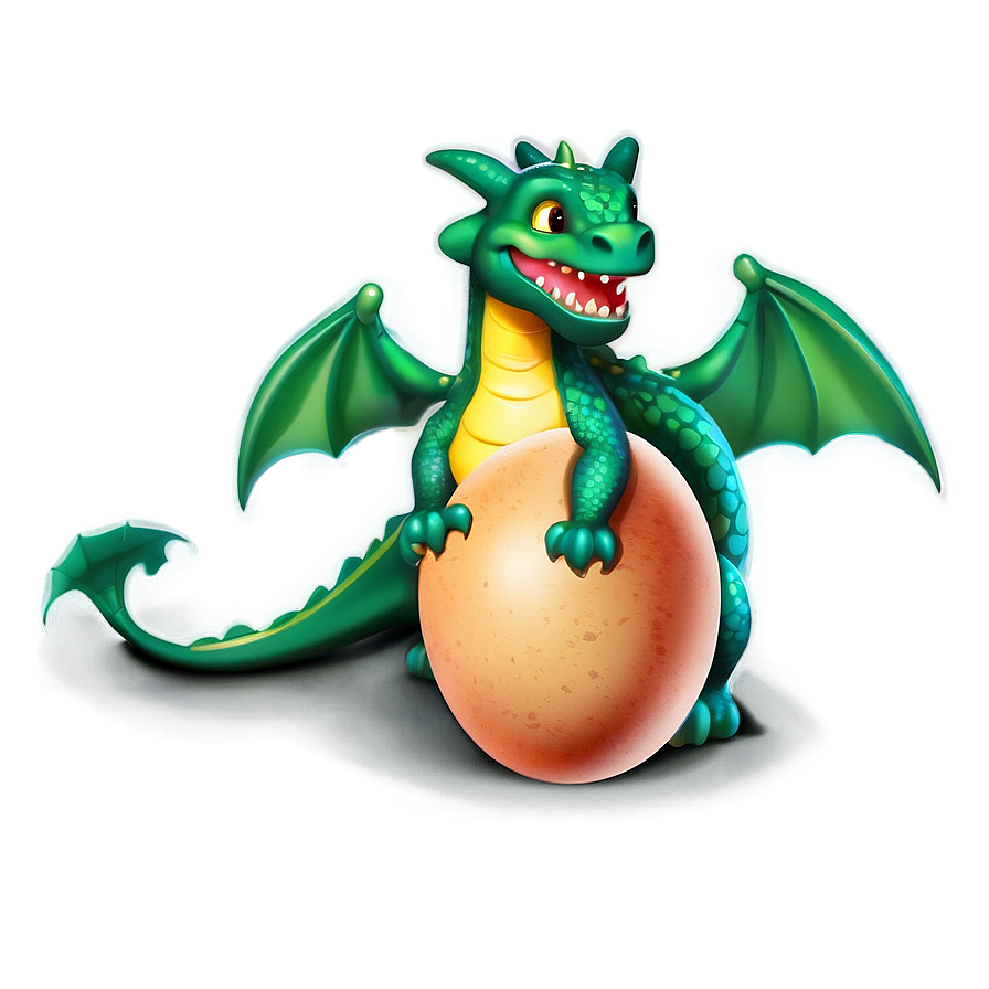 Cute Dragon In Egg Png 32 PNG image