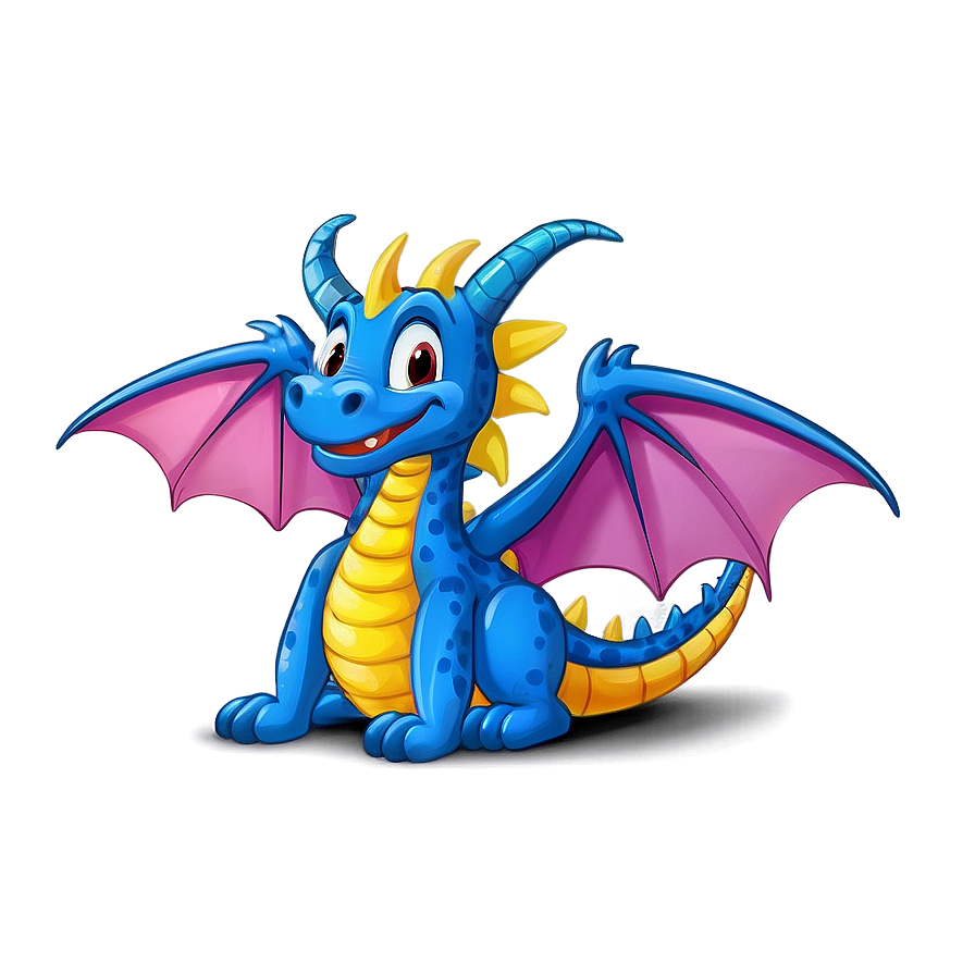 Cute Dragon With Wings Png 92 PNG image