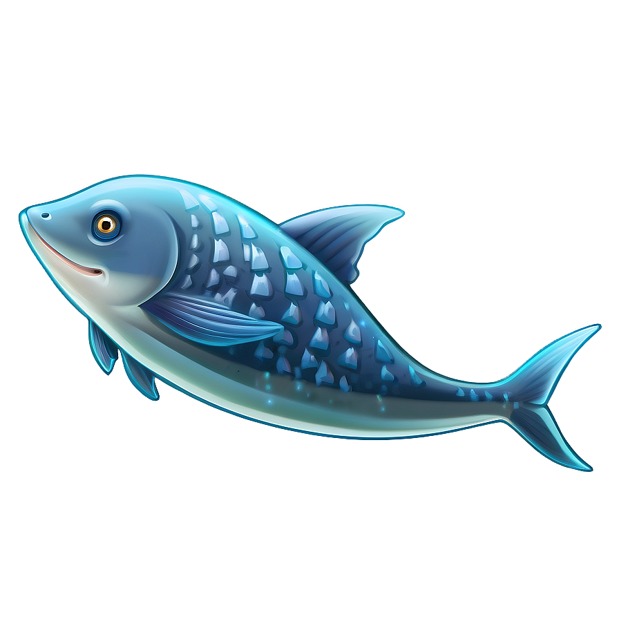 Cute Fin Illustration Png 06272024 PNG image