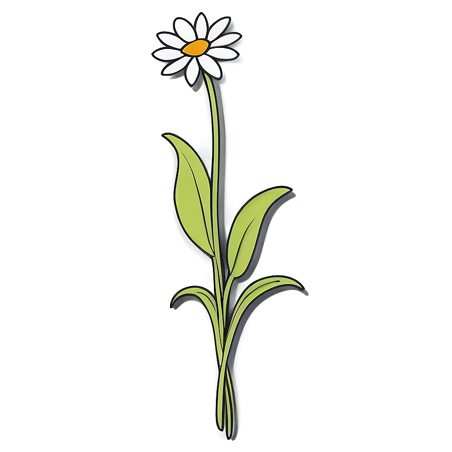 Cute Floral Doodle Png 06132024 PNG image