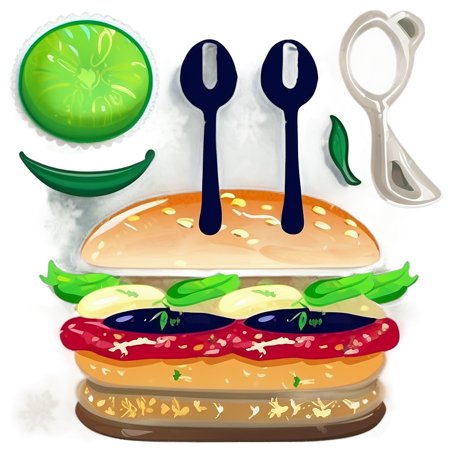 Cute Food Clipart Collection Png 06252024 PNG image