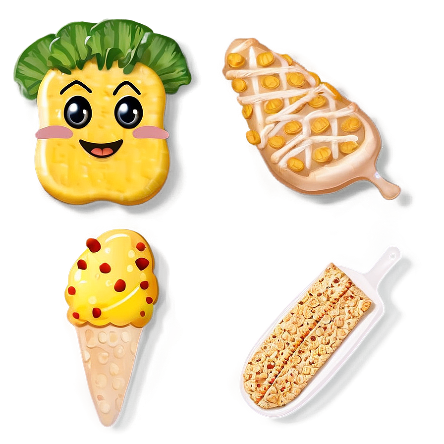 Cute Food Concepts Png 06252024 PNG image