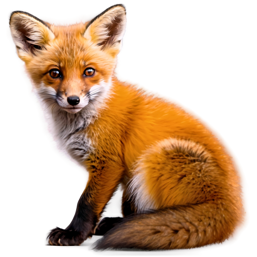 Cute Fox Cub Png 05032024 PNG image