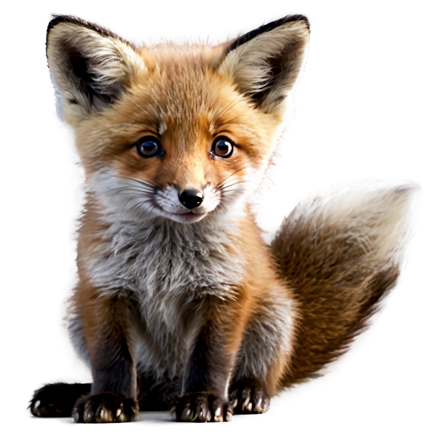 Cute Fox Cub Png 89 PNG image