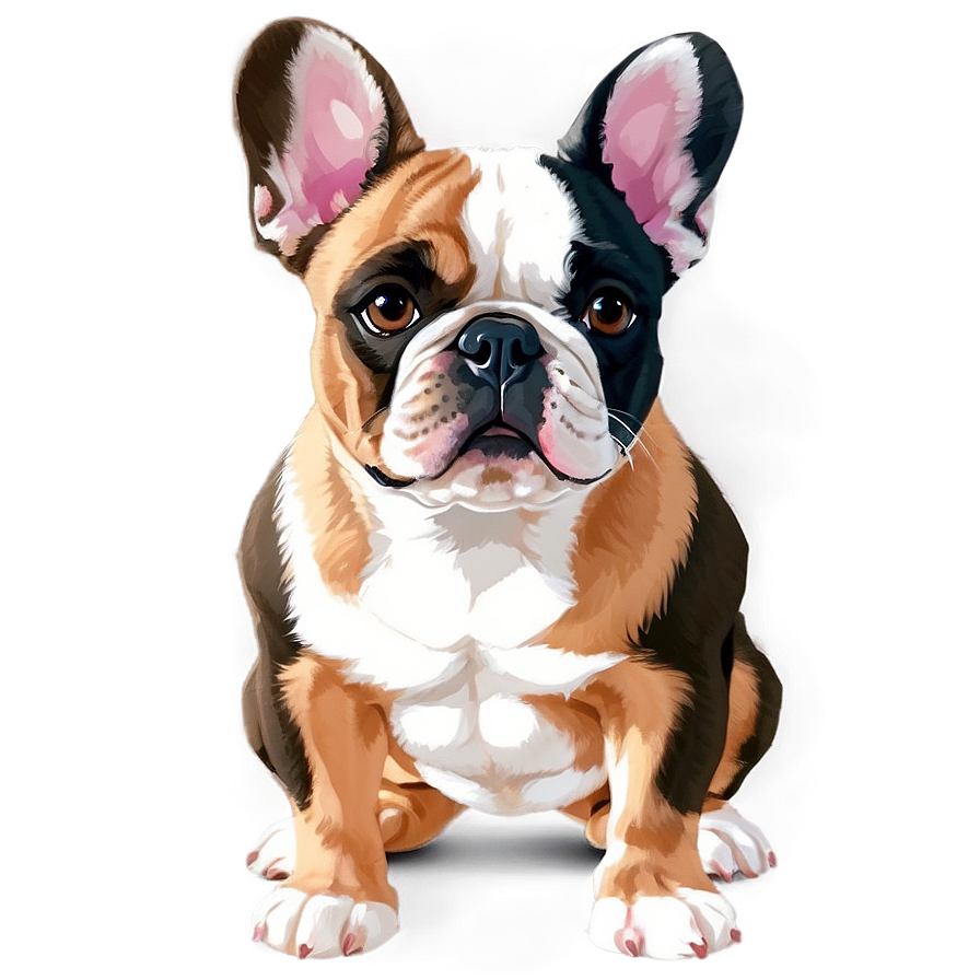 Cute French Bulldog Png Svg30 PNG image