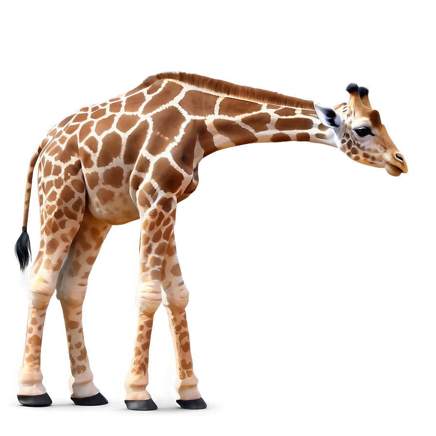 Cute Giraffe Calf Png 5 PNG image