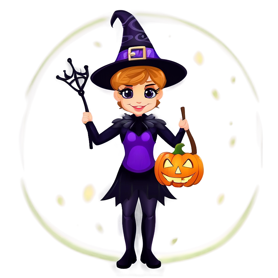 Cute Halloween Characters Cartoon Png Hie53 PNG image