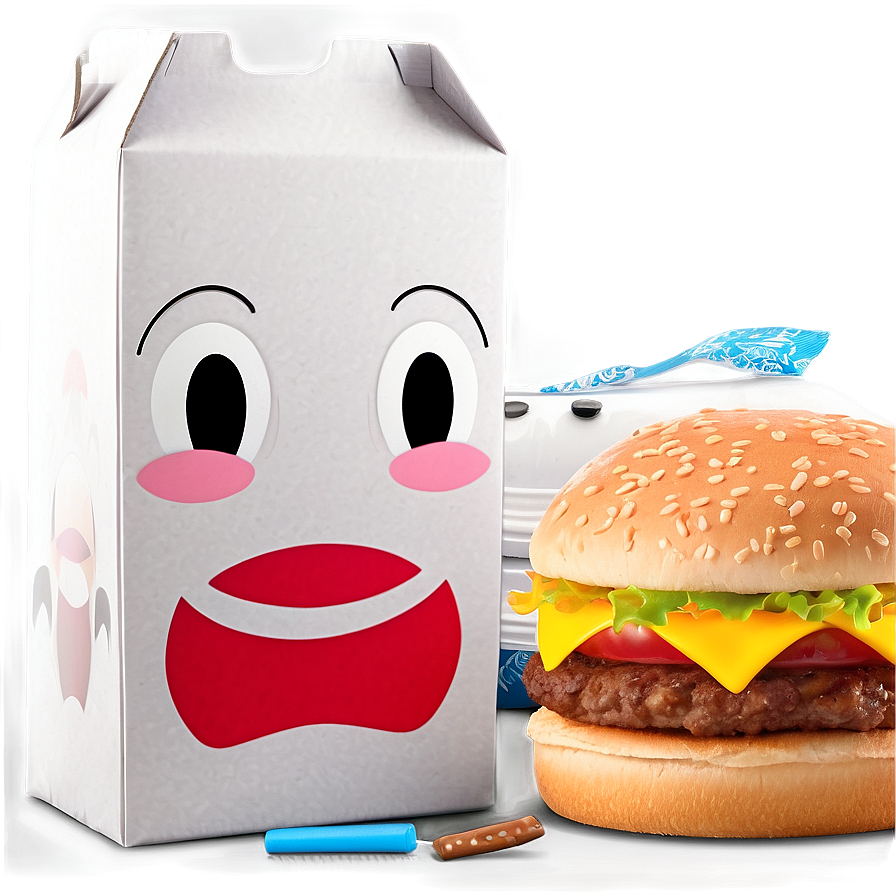 Cute Happy Meal Box Characters Png 33 PNG image