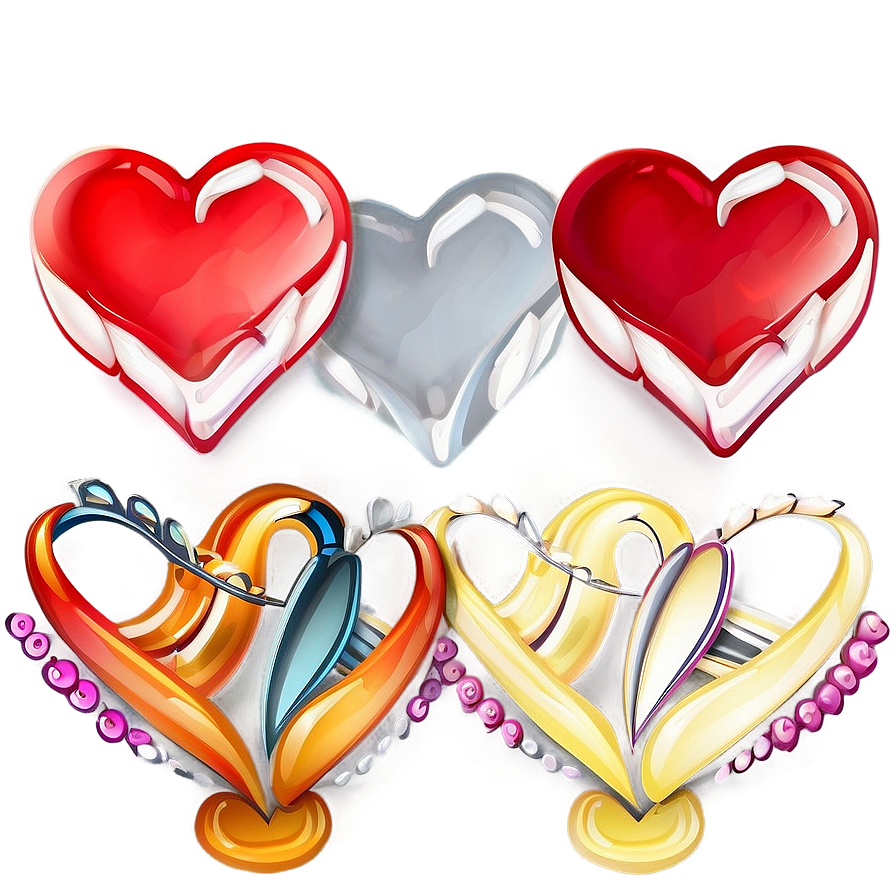 Cute Heart Graphic Png 05232024 PNG image