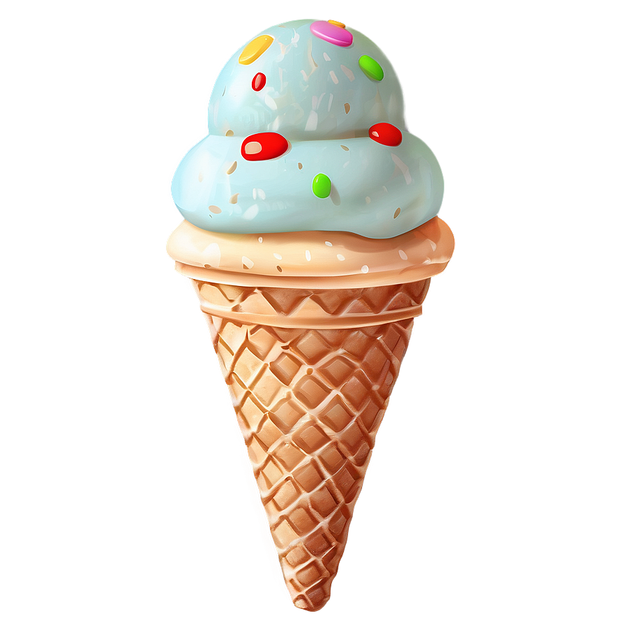 Cute Ice Cream Cone Png Wmb PNG image