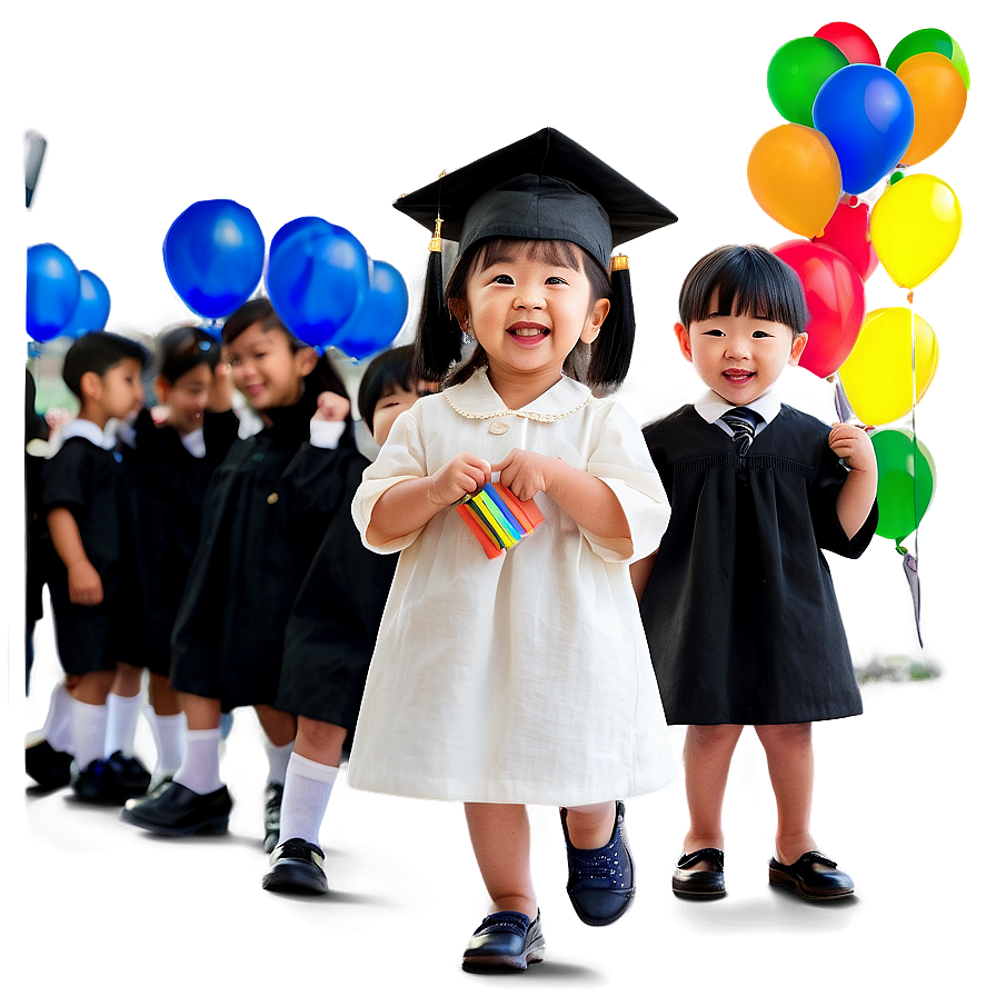 Cute Kindergarten Graduation Ceremony Png Nrl PNG image