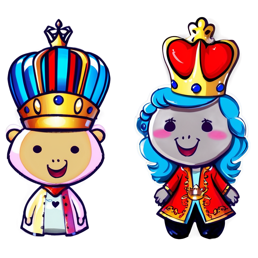 Cute King And Queen Png 89 PNG image