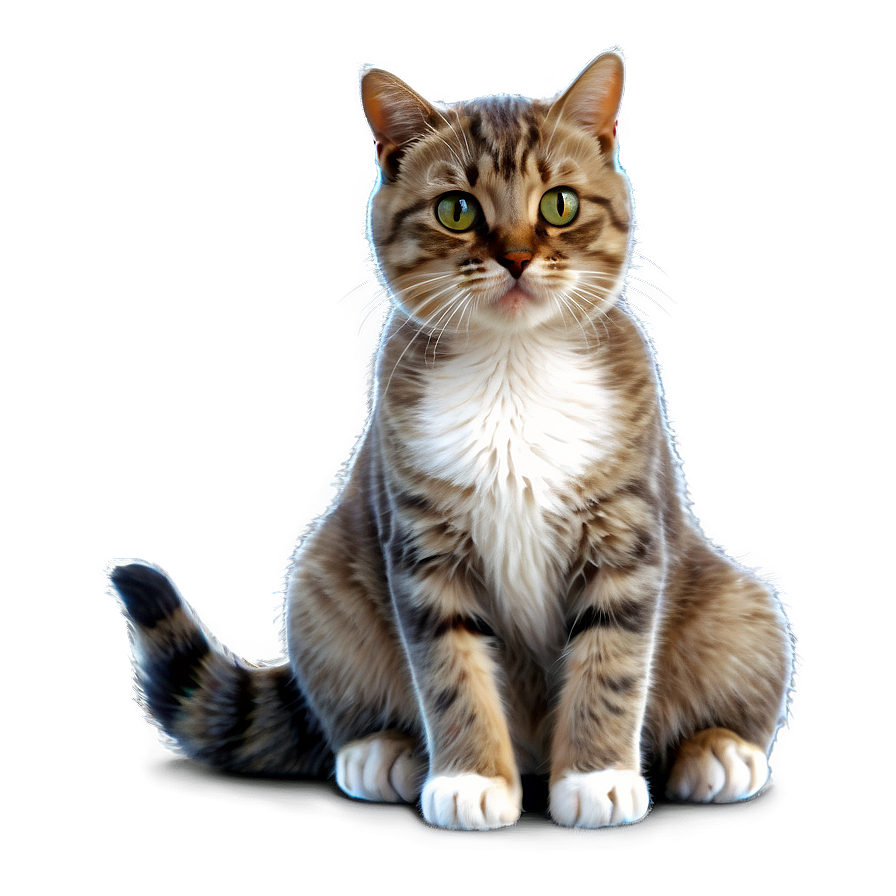 Cute Kitty Clipart Png 06242024 PNG image