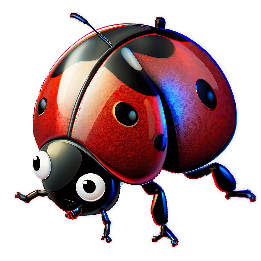 Cute Ladybug Cartoon Png Djx PNG image