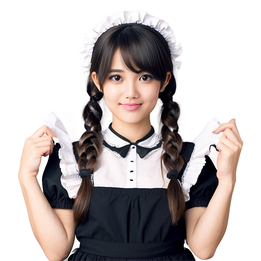 Cute Maid Hat Illustration Png 06292024 PNG image