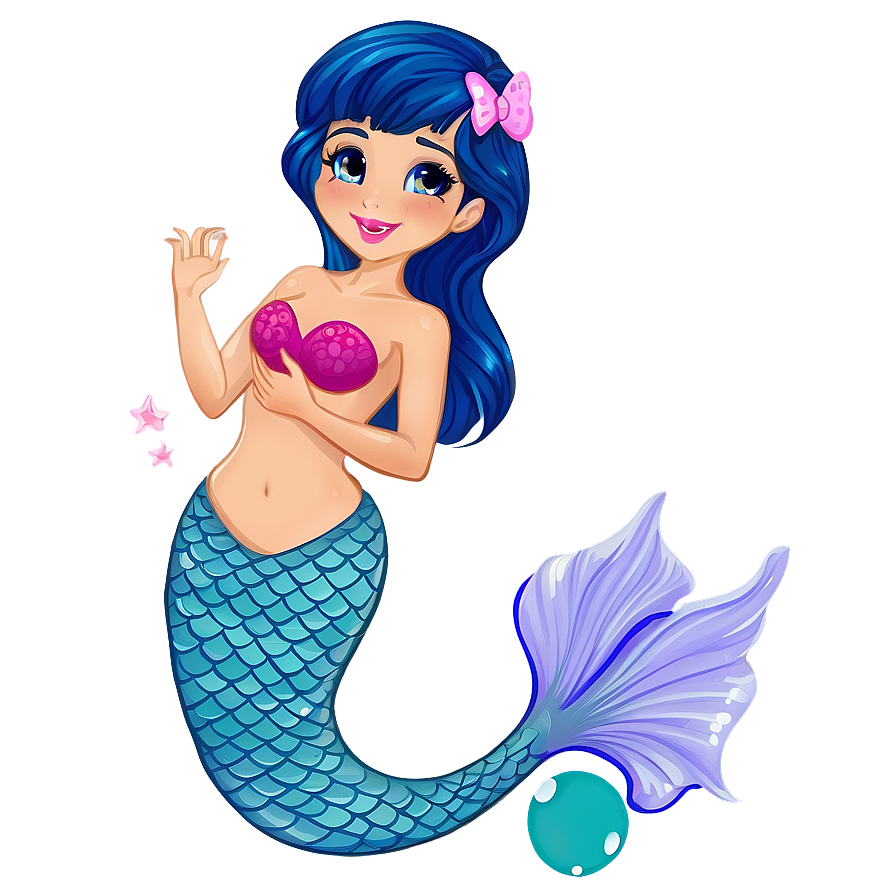 Cute Mermaid Png 05032024 PNG image