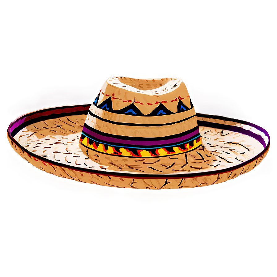 Cute Mexican Hat Png 06122024 PNG image