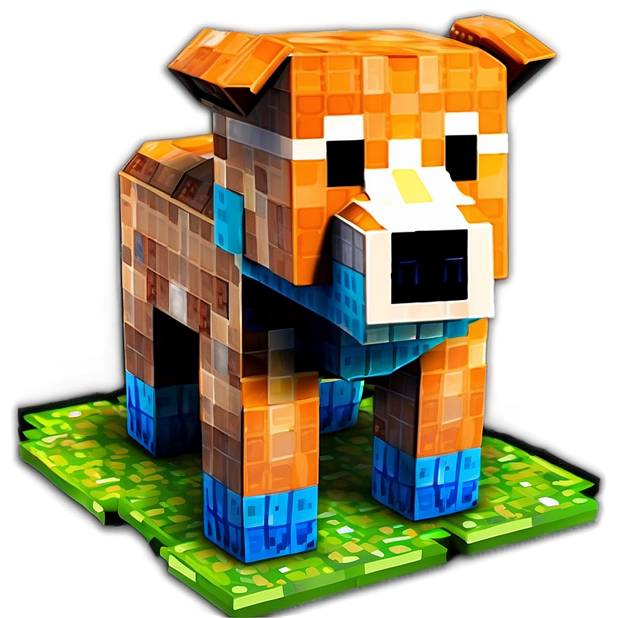 Cute Minecraft Animals Png 06282024 PNG image