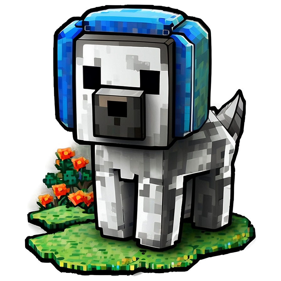 Cute Minecraft Dog Png Ojw15 PNG image