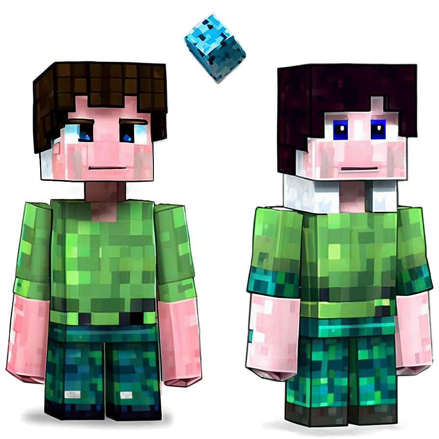 Cute Minecraft Villager Png 06202024 PNG image