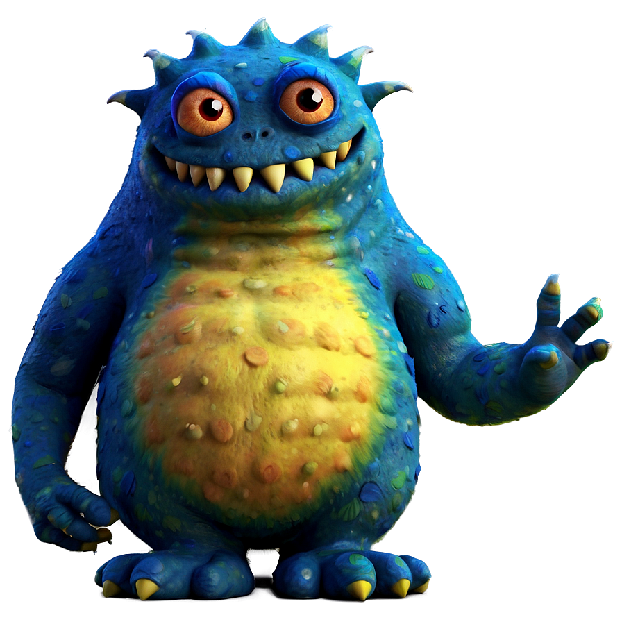 Cute Monster Character Png 18 PNG image