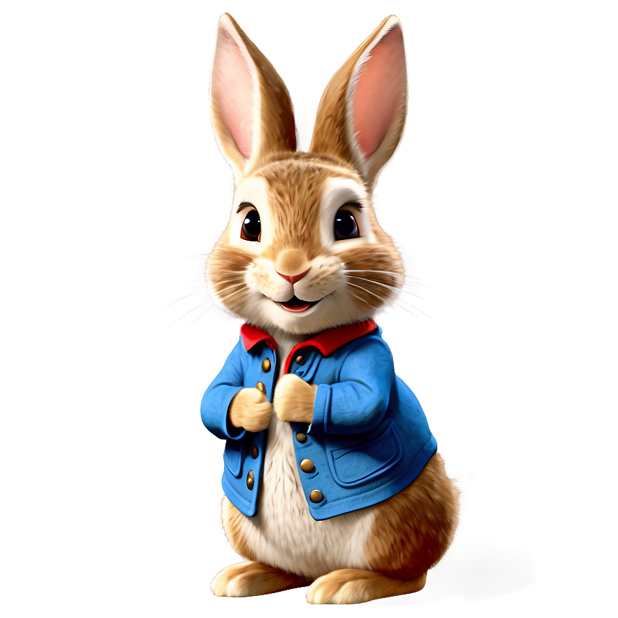 Cute Peter Rabbit Character Png 06262024 PNG image