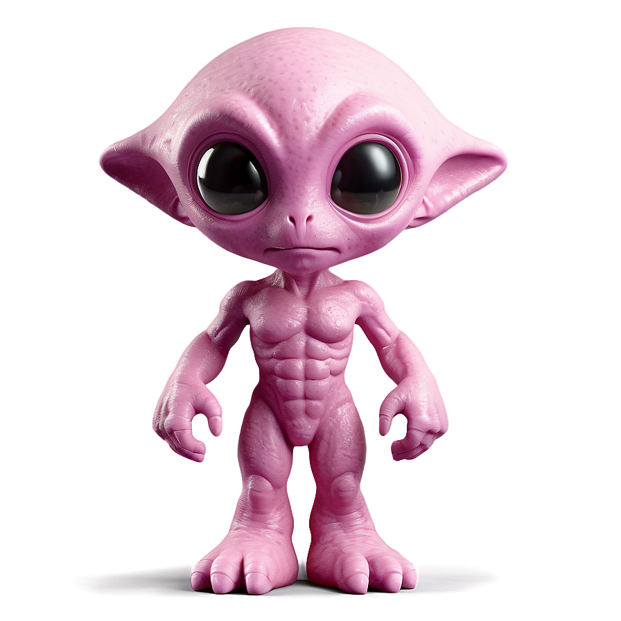 Cute Pink Alien Png Lwr58 PNG image