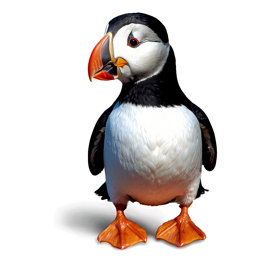 Cute Puffin Character Png 06292024 PNG image