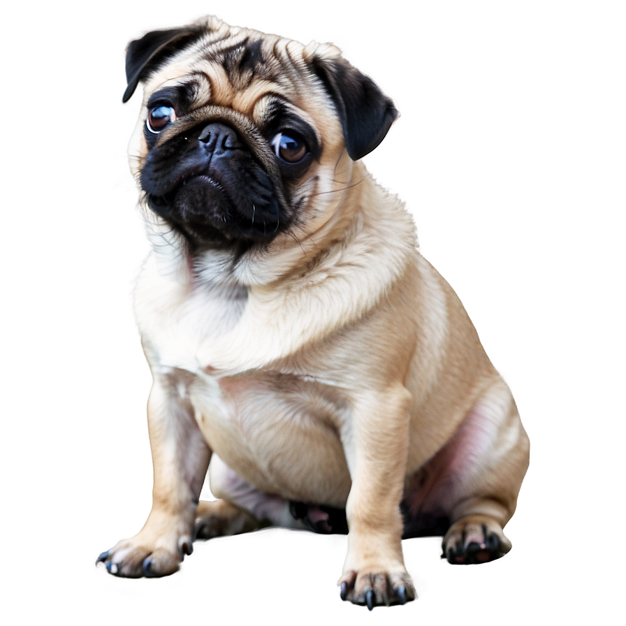 Cute Pug Dog Png 05232024 PNG image