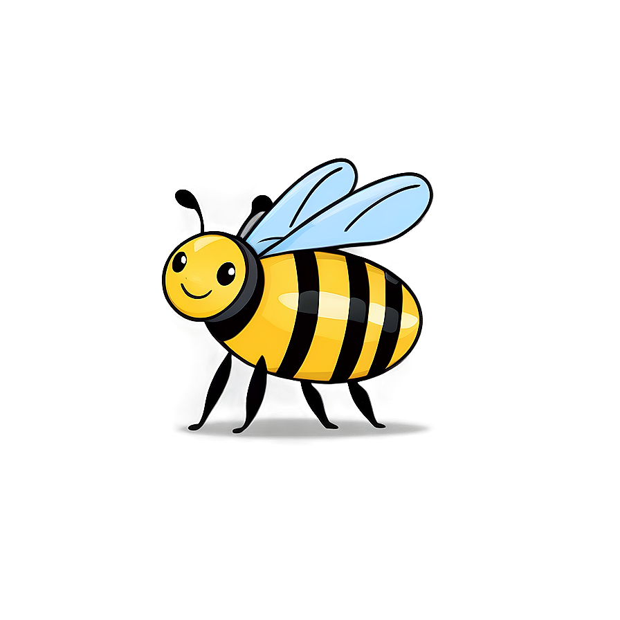 Cute Queen Bee Character Png 06262024 PNG image