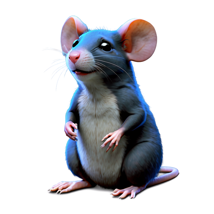 Cute Rat Character Png 05042024 PNG image