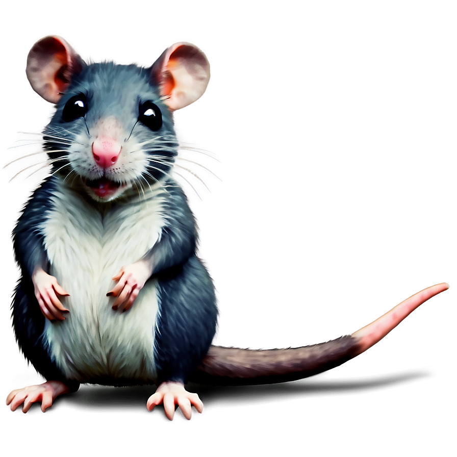 Cute Rat Clipart Png 06252024 PNG image