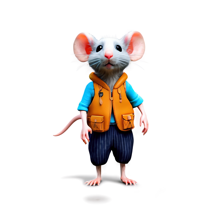 Cute Rat On Adventure Png 06252024 PNG image